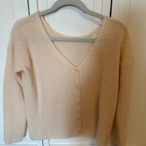 Sezane Barry Cardigan, Rosy Biege, XS